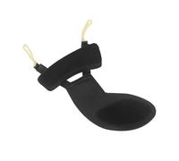 Apoyo para la barbilla para violín Reposapiés for violín, reposacabezas for, hombreras izquierdas, reposapiés acolchado for, 1/8, 1/4, 1/2, 3/4, 4/4, accesorio de cuerda for(Black 1-2 1-4)