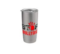 Apoyo para la concienciación contra el acoso escolar Vaso térmico de acero inoxidable de doble pared