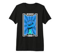 Apoyo Squad Adicción Recuperación Conciencia Sobriedad Camiseta Premium