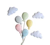 Apoyos de fotografía recién nacidos sentido globo/nube posando apoyos bebé sesión de fotos de fondo decoraciones regalo de ducha recién nacido foto fondo para fotografía