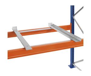 Apoyos para contenedores, galvanizados SCHULTE, para marco soporte de 800 mm de profundidad, 1 par