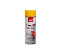 APP Brake Caliper Spray - Pintura para pinzas de freno de coche anticalórica | Laca resistente al calor hasta 110 °C | Pintura brillante, resistente al óxido y a la intemperie | Amarillo | 400 ml