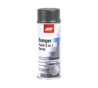 APP Bumper Paint Spray 2 en 1 - Pintura texturizada en spray para parachoques, molduras laterales, carcasas de retrovisores y más | 500 ml | Gris satinado
