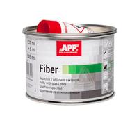 APP Fiber - Masilla de poliéster con fibra de vidrio | Masilla para carrocería de coche, ideal también para metal, hierro, plástico, aluminio, hormigón y madera | Verde | 140 ml