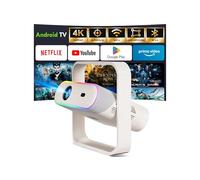 [App Integrada] Proyector 4K, SEPYMP Proyector Portatil, Soporte 1080P Nativo, 380ANSI, WiFi6, BT5.4, Enfoque Automatico,Correccion Trapezoidal, Luz Ambiental, Compatibile con HDMI/USB/TV Stick/PS5