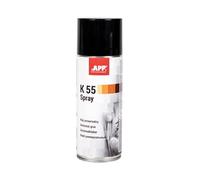 APP K 55 Pegamento en spray multiuso: utilizable sobre una amplia variedad de materiales | Perfecto para reparar el tejido del revestimiento del techo del coche y el tapizado interior | 400 ml