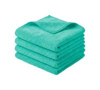 App MF Cloth - Paños de Microfibra para Coche 40x40 cm 360 g/m² | Limpieza sin Marcas ni Arañazos, Ideales para Carrocería e Interiores, Acabado Profesional | Pack 3 Paños Verdes