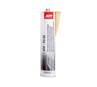 APP PU 50 Sellador Impermeable de Poliuretano para Muchos Materiales | Adhesivo de Montaje | Amarillo | 310 ml