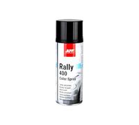 APP Rally 400 Color Spray - Pintura spray negro brillo | Pintura para coche, madera, metal | Spray pintura negra para para todo tipo de superficies, alta cobertura | 400 ml