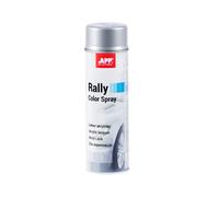 APP Rally Color Spray - Pintura Acrilica en Spray | Gris Plata para Metal, Plastico, Madera, Coche | Barniz Acrilico en Aerosol | Gris Plata Brillante | 500 ml
