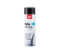 APP Rally Color Spray - Pintura Acrilica en Spray | Pintura Spray Negro Mate | Pintura para Metal, Plastico, Madera, Coche | Barniz Acrilico en Aerosol | Negro Mate | 500 ml