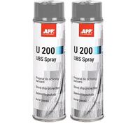 App U200 UBS Spray protector de bajos del coche | Pintura antigravilla coche en spray | Protección de bajos antigravilla, anticorrosión y antiruido | Spray antigravilla gris | 500 ml | Gris