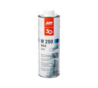APP W200 WAX 2 en 1 - Cera protectora para bajos y cavidades del coche | Pintura antigravilla con propiedades antioxidantes e insonorizantes | Blanco transparente | 1 l