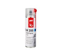 APP W200 WAX Spray 2 en 1 - Cera protectora para bajos y cavidades del coche | Pintura antigravilla con propiedades antioxidantes e insonorizantes | Blanco transparente | 500 ml