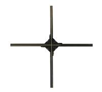 App WiFi Control 4K LED 4 Blades Proyector 3D Holograma Fan Pantalla De Publicidad Olográfica