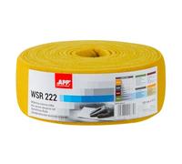 APP WS 222 - Rollo de tela no tejida abrasiva, 10 m x 100 mm, color amarillo, para lijadoras de madera, metal, acero y acero inoxidable, grano 1000-1200