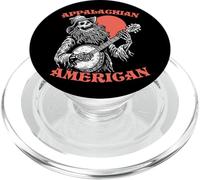 Appalachian American Skeleton Banjo Player Bluegrass PopSockets PopGrip para MagSafe