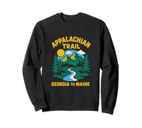 Appalachian Trail Georgia to Maine Vintage Senderismo para mujer Sudadera