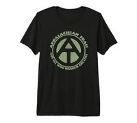 Appalachian Trail Not All Who Wander Distressed Vintage Camiseta Premium