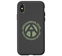 Appalachian Trail Not All Who Wander Distressed Vintage Carcasa para iPhone X/XS