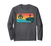 Appalachian Trail Retro McAfee's Knob Hiking Manga Larga