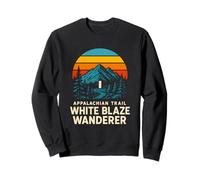 Appalachian Trail White Blaze Wanderer Retro Mens Senderismo Sudadera