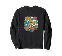 Appaloosa Caballo Ilustración Zinnias Arte del Caballo Appy Sudadera