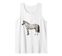 Appaloosa Raza De Caballo Hermosa Ecuestre Camiseta sin Mangas