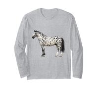 Appaloosa Raza De Caballo Hermosa Ecuestre Manga Larga