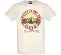 APPAREL GUNS N ROSES - VINTAGE BULLET AMPLIFIED VINTAGE WHITE LARGE T ACC NUEVO