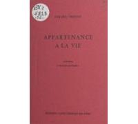 Appartenance À La Vie (ebook)