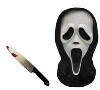APPCRFM Máscara de Halloween Scream,Máscara Espeluznante,Accesorios de Disfraz Scream Skull,Accesorios de Disfraz Para Baile de Máscaras,Ideal Para Fiestas, Juegos de Rol y Bailes de Máscaras