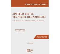 Appello civile. Tecniche redazionali. Come non scrivere un atto di appello