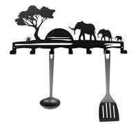 Appendichiavi - Con 7 Ganci Adesivi In metallo | Porta Chiavi Decorativo Per Ingresso, Camera Da , Cucina Bagno Ingresso Ufficio, Arredamento Per La Casa, Appartamento Asciugamano Borsa Cappell