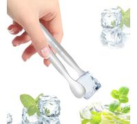 Appetizer Tongs - 304 Stainless Steel 11cm, Stainless Steel Tongs, Compact Ergonomic Grip Design | Control, Mini Serving, Sugar Cube For Tea Parties, Buffet Tables, Kitchen Drawers