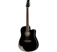 Applause Guitarra acústica eléctrica Wood Classics AED96-5HG Negro brillante Electro