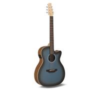 Applause Guitarra acústica eléctrica Jump OM Electro Cut - Tapa de abeto macizo - Base Ovangkol - Cutaway - Dusk till Dawn Mate - AEO-69-DTD