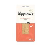 Applaws 100% Natural Cat Treats, Salmón Entero, Snack para Gatos, Bolsa de 30 g (Paquete de 12)