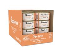 Applaws 100 % Natural Comida húmeda para Gatos Adultos, pechuga de Pollo con gamba en Caldo, 24 × 70 g latas