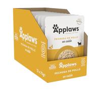 Applaws 100% Natural Wet Cat Food, Chicken Breast in Broth - Pack of 12 x 70g Pouch