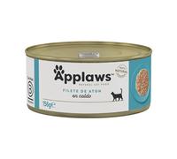 Applaws 2003CE-A 100% Natural Wet Cat Food, Tuna Steak in Broth 156g Can (Pack of 24)