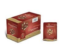 Applaws Bolsas de Comida húmeda para Gatos, Filete de atún y gambas del Pacífico, Pollo, 0,07 kg