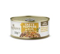 Applaws Comida Húmeda para Perros 100% Natural, Pechuga de Pollo con Calabaza y Verduras en Caldo, Paquete de 12 Latas de 156g