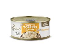Applaws Comida Húmeda para Perros 100% Natural, Pechuga de Pollo en Caldo para Perros Adultos, Paquete de 12 Latas de 156g