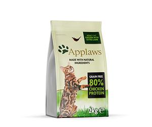 Applaws Complete Natural Dry Adult Cat Food Sabor de pollo (paquete de bolsas de 6 x 400g)
