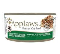 Applaws Lata para gatos Filete de atún con algas marinas 24 x 156 g