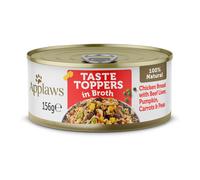 Applaws Lata Topper Perros Pollo, Hígado Ternera y Verduras en Caldo Comida húmeda en lata para perros