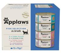 Applaws Lata Gatos Adultos Multipack Selección Pescado 12 x 70 gr