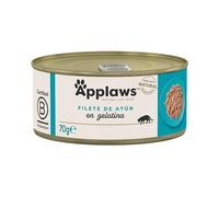 Applaws Natural, Comida húmeda para Gatos con Filete de atún en gelatina, 24 x 70 g
