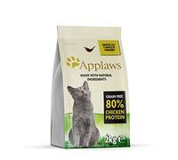 Applaws Natural Complete Dry Cat Food para gatos mayores, bolsa de 2 kg de sabor de pollo